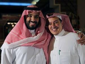 الدخيل مع ولي عهد السعودية محمد بن سلمان