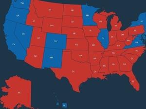  دونالد ترامب مرشح الحزب الجمهوري نال أصوات 290 عضوا فى المجمع الانتخابى الأمريكي 