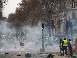 جانب من الاحتجاجات في فرنسا