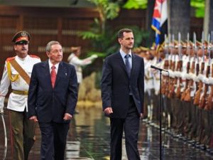 الاسد بحث مع كاسترو العلاقات الثنائية 