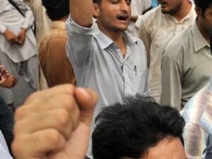 تظاهرة غاضبة اثر الهجوم الاسرائيلي المُميت على قافلة الحرية