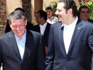 الحريري يبحث في عمان جهود تحقيق السلام 