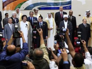 الصورة الختامية لقمة سرت- ا.ف.ب