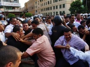 المواجهات مع الامن المصري 