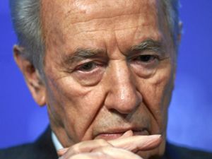 الرئيس الاسرائيلي شيمون بيريز 