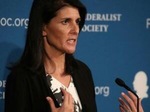 US Ambassador to the UN Nikki Haley (AFP/File Photo)	
