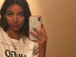 British-Moroccan model Nora Attal took to the runway during Saturday night’s Elie Saab Spring/Summer 2019 show in Paris (Source: noraattal - Instagram)