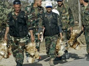 تناقل نشطاء قبل شهرين فيديو للشرطة الروسية وقد اعتقلت عناصر من نظام الاسد 