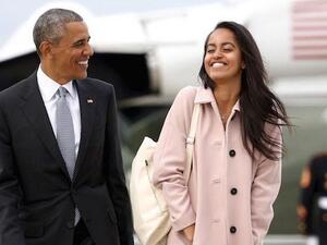 باراك اوباما وابنته