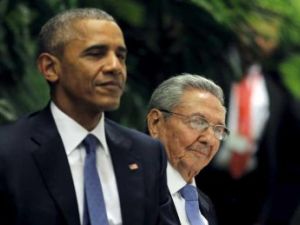 أوباما يختتم زيارته لكوبا باجتماع مع معارضين وحضور مباراة بيسبول مع كاسترو
