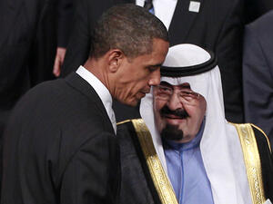 President Barack Obama of the United States and King Abdullah of Saudi Arabia. (AFP/File)
