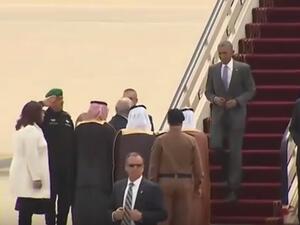 الملك سلمان يتجاهل استقبال اوباما