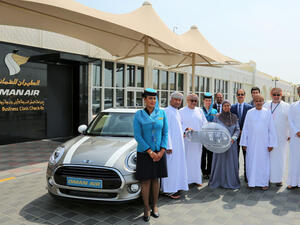 Mouza Al Kindi of Bahwan Travel Agency was rewarded with a brand new Mini Cooper in recognition of her excellent sales in the second quarter of 2017.
