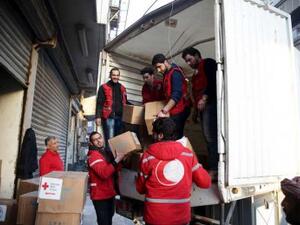 دخول مساعدات طبية إلى غوطة دمشق المحاصرة بعد سبعة أشهر من الانقطاع