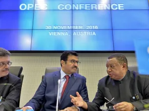 OPEC members will meet on Thursday to discuss the prolongation of the oil cut deal. (AFP)
