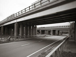 An overpass is expected to relieve some of the traffic congestion. (Shutterstock)