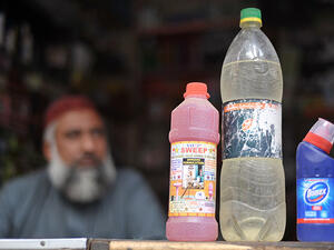 A man was found crying in agony, dumped in a road-side ditch, after he was kidnapped by gangs of villagers who injected his eyes with acid after he had eloped with his boss’s wife (AFP)