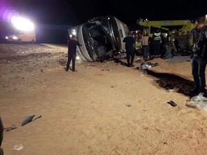 وفاة 15 فلسطينيا في حادث سير بالاردن 