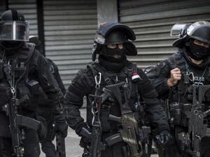 French special forces police are seen during a raid in Paris following the attacks in November. (AFP/File)
