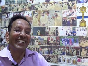 D'melo has one wish before he does so – to meet Sheikh Mohammed and personally gift him an album that he has made with 375 photos (Youtube/KT)