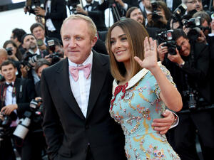 سلمى حايك وفرانسوا هنري بينو