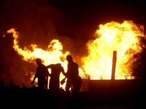 The accident was caused by a gas leak when a bulldozer broke the natural gas (AFP/File Photo)	