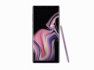 Galaxy Note9 is available in Lavender Purple.