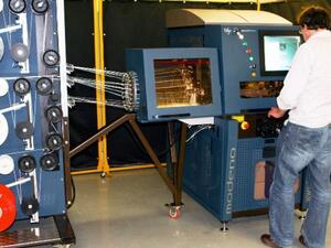 Laselec machine for aluminium wire