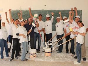 فريق كوكاكولا في مدرسة منصور كريشان للبنين