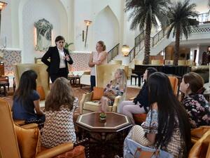 رافق الوفد خلال زيارتهم ممثلين من هيئة أبوظبي للسياحة والثقافة ومنظمي الرحلات السياحية من كازاخستان Kazakhstan.