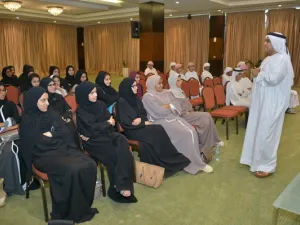 	خلال استقبال كوكبة من الطلبة لبرنامج التدريب الصيفي 2015