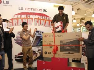 The winners of the LG Optimus 3D Gaming Championship The winners of the LG Optimus 3D Gaming Championship