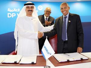 During the signing ceremony