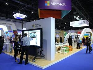 Microsoft booth at Global Educational Supplies and Solutions