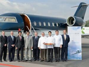 Abu Dhabi Airports Company and gategroup of Switzerland post signing the agreement in Geneva, Switzerland