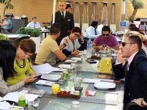 During the event