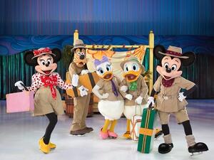 The ice show will be filled with Disney music and magic in every scene.