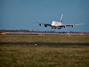 	طائرة الإمارات الإيرباص A380 وصلت كوبنهاغن يوم أمس الثلاثاء 1 ديسمبر