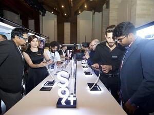Samsung showcased the smartphones’ cutting-edge technology and features for the first time in the region on Friday in a riveting immersive display on Dubai’s iconic Burj Khalifa. 