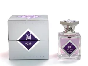The new fragrance, Abyan, made in 2 distinct variations for men and women
