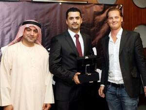 Hanai Atatreh, Executive Director of Ad-notam Middle East, Finn Orthman, Executive Director of Sales at Ad-notam worldwide, and Ahmad Ibrahim, General Manager of Ad-notam Middle East