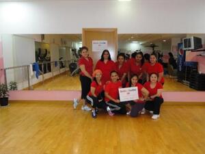 المشاركون في أيروبيك ماراثون