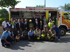 Al Bustan Rotana Fire Drill 2012