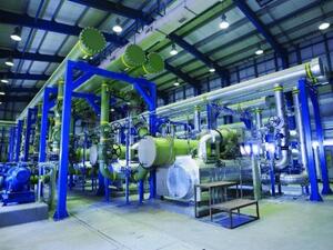 مجمع توزيع المياه بمنطقة الزور