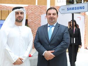 Ammar Al Malik, Executive Director of Dubai Internet City & Mohammad Gharaibeh, Head of Enterprise, Mobile Business at Samsung Gulf Electronics