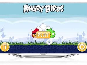 تطبيق لعبة Angry Birds على تلفزيون سامسونج الذكي