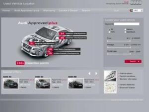 Audi approved used car locator, Middle East