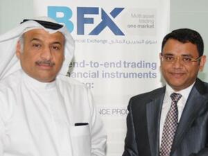 Arshad Khan, Managing Director and CEO of BFX and Abdul Rahman Al Baker, Executive Director - Financial Institutions Supervision at CBB 