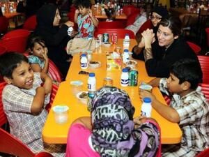 During the Iftar