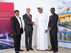 Mr. Vijayan K Raman, EMTECH’s Managing Director, Mr. Rabih Dabboussi, Cisco UAE’s General Manager, Mr. Esam Al Mazroei, BMTC’s Managing Director and Mr. Madhusuthan, BMTC’s IT Manager
